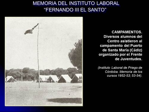 293. Memoria I. L. Fernando III. 1952-1954