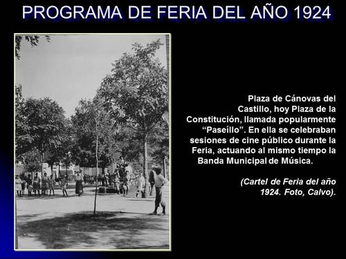 027. Programa de Feria del año 1924.