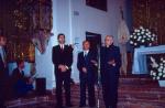 0636.030592. Inauguración S. Pedro. M. Nieto, T. Delgado y Diego Ruiz.