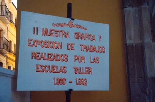 0647.040592. Exposición de la Escuela Taller. San Pedro.
