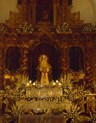 0738.170592. Retablo de la Virgen de la Soledad.