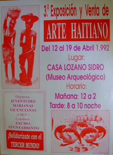 213.  3ª exposición y venta de Arte Haitiano