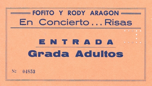 240. Entrada Fofito y Rody Aragón.