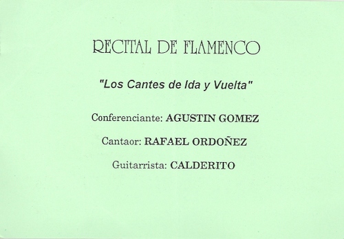 307. Recital flamenco