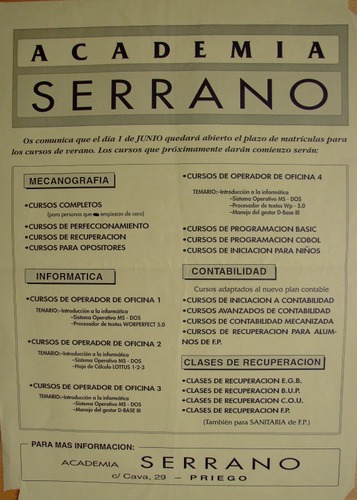 484. Academia Serrano