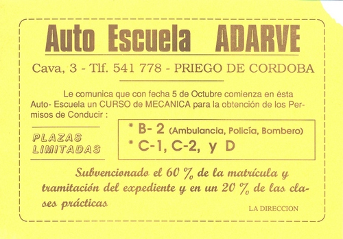 660. Auto Escuela Adarve