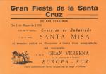 743. Fiesta de la Santa Cruz