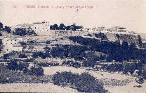 02.07.04. Vista del Adarve y del Paseo, desde abajo. España Regional. A. Martín. Editor. Barcelona.