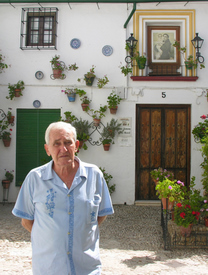 Francisco Luque en la Villa. (Foto, Manuel Pulido)