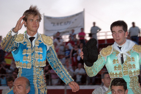 Julio Benítez y Curro Jiménez. (Foto: Álvaro González