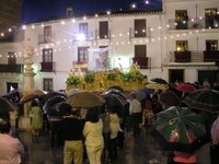 La Columna bajo la lluvia