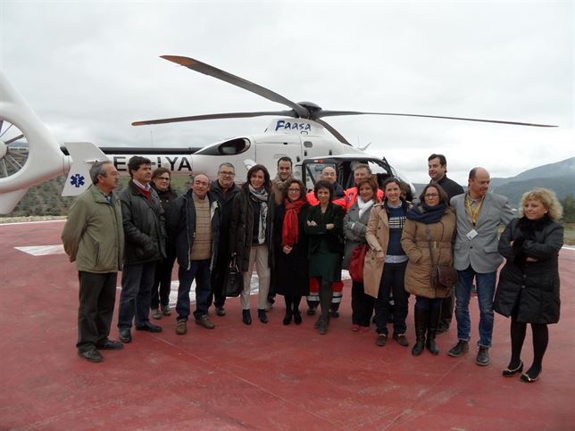 Inauguración del helipuerto