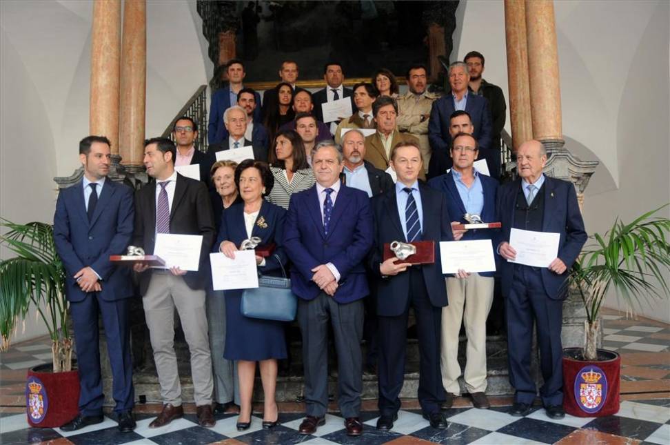 Premiados y autoridades