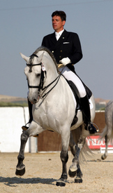 Rafael Ortiz, "Falete", campeón de España de doma.