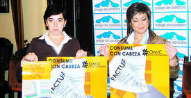 Paqui Mantas, concejala, presenta la campaña-