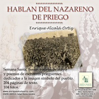 Portada del CD, "Hablan del Nazareno de Priego"