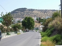 Carretera de El Cañuelo. (Foto, Enrique Alcalá. 2007)